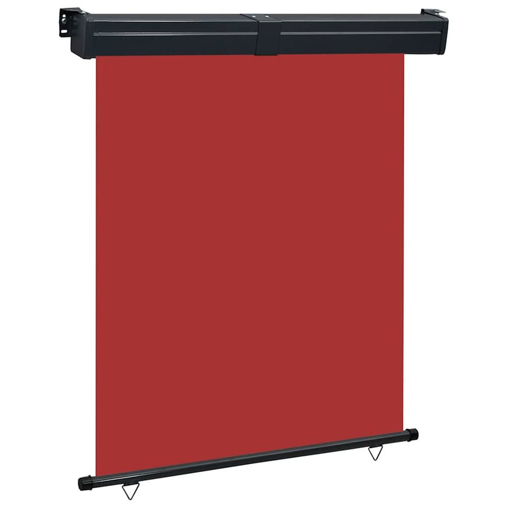 Auvent latéral de balcon 145x250 cm rouge