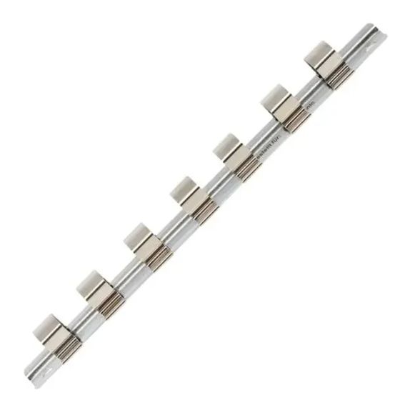Rail de rangement d'outils 200mm avec 7 clips