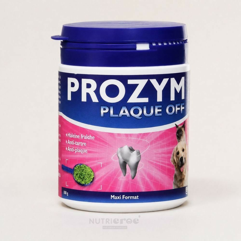 Prozym plaque off poudre pour chien et chat 120 bouchées