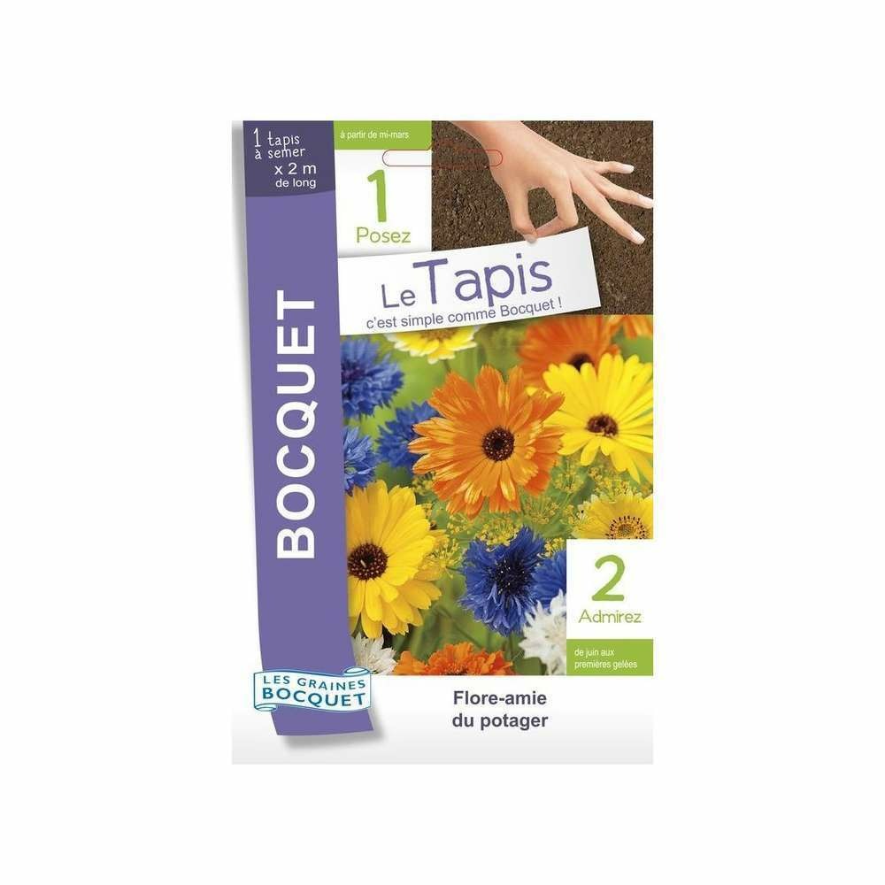Tapis de graines Bocquet Flore-Amie du potage