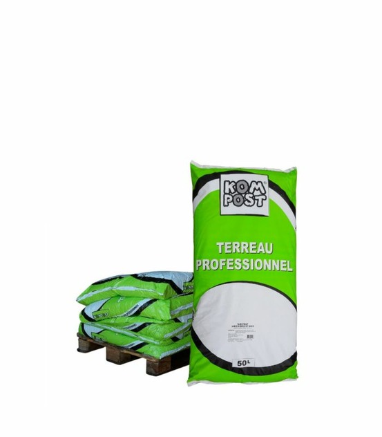 Palette de 48 sacs de 50 litres terreau spécial rempotage plantes vertes d'intérieur racine pro12-48x50.