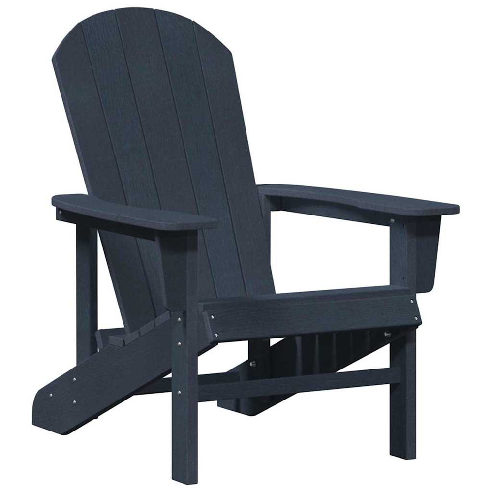 Chaise adirondack bleu marine 82 x 74 x 92 cm hdpe