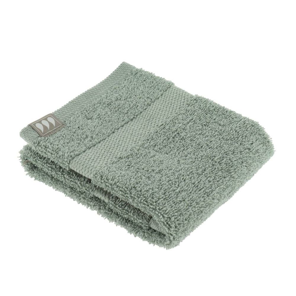 Serviette invite 30x50 cm 100% coton - vert eucalyptus