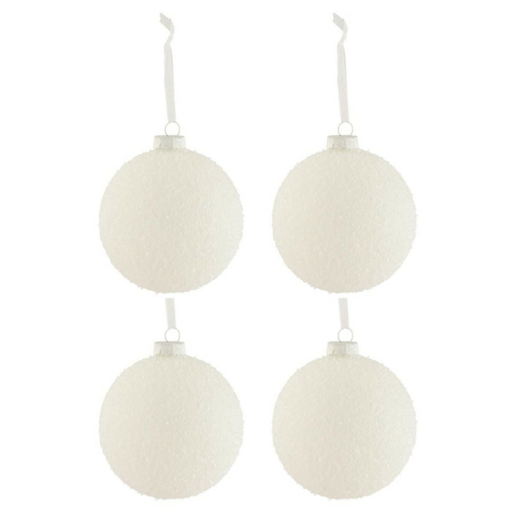 Lot de 4 boules de noël 
