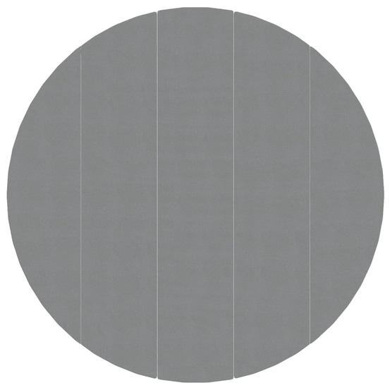 Bâche de piscine gris clair ø550 cm géotextile polyester