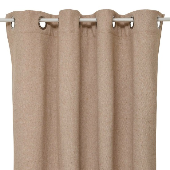 Rideau isolant kys beige lin 140x260cm