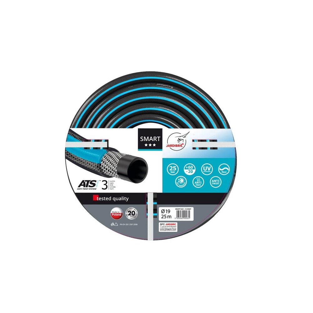 Tuyau d'arrosage 25m - smart1925