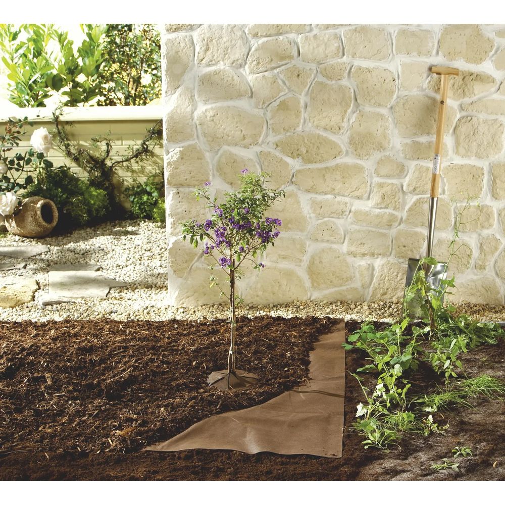 Toile de paillage, 10 x 1,5 m, 70 g/m², marron