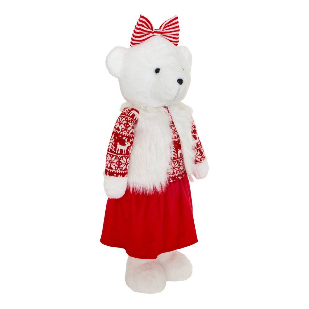 Ours de noël arvi télescopique h. 118 cm
