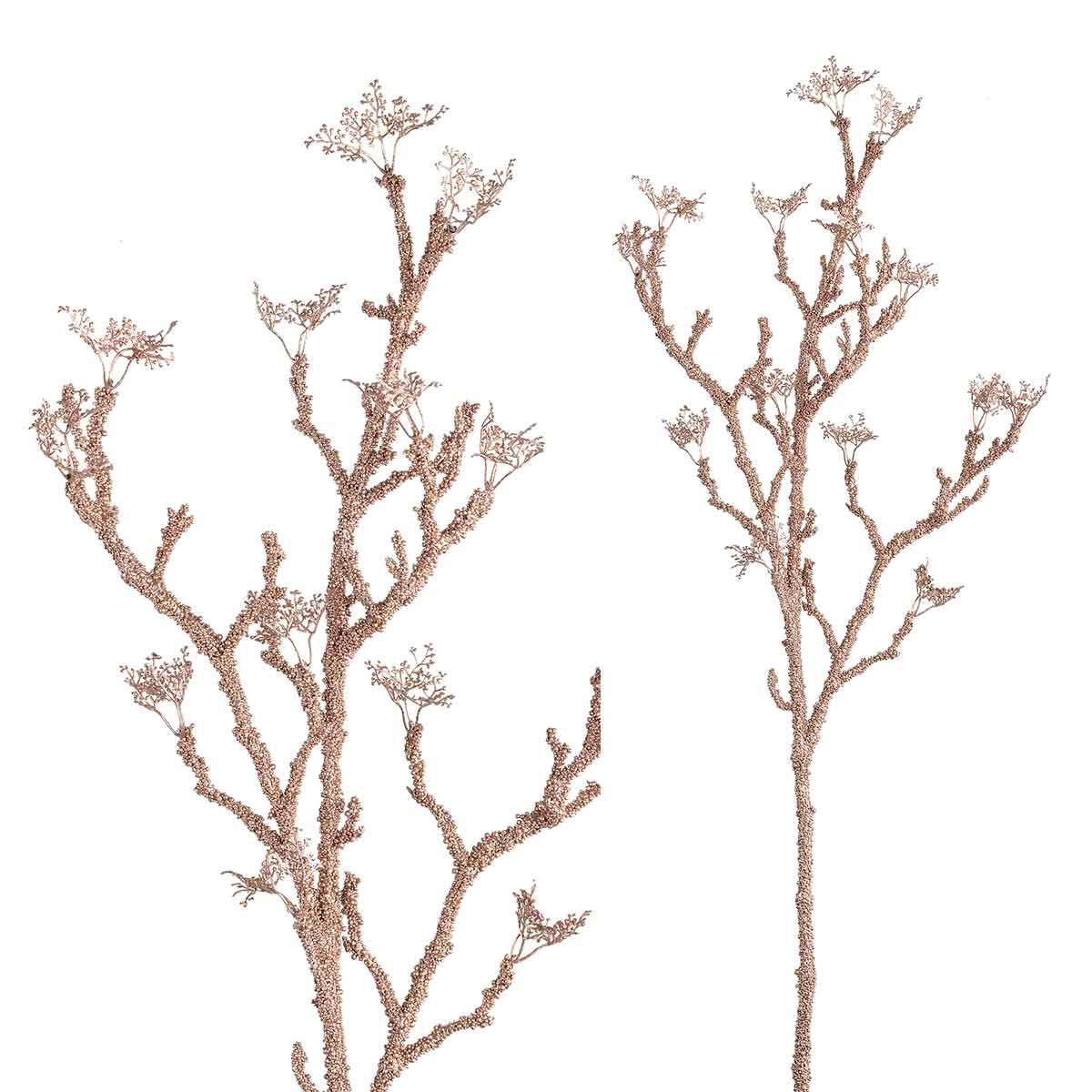 Branche d'art végétal ptmd - 56 x 26 x 102 cm - rouge foncé