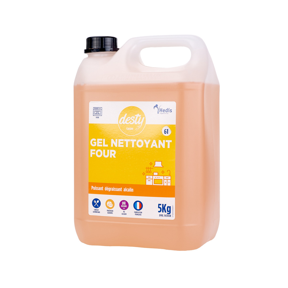 Desty gel nettoyant four bidon de 5kg - sodel