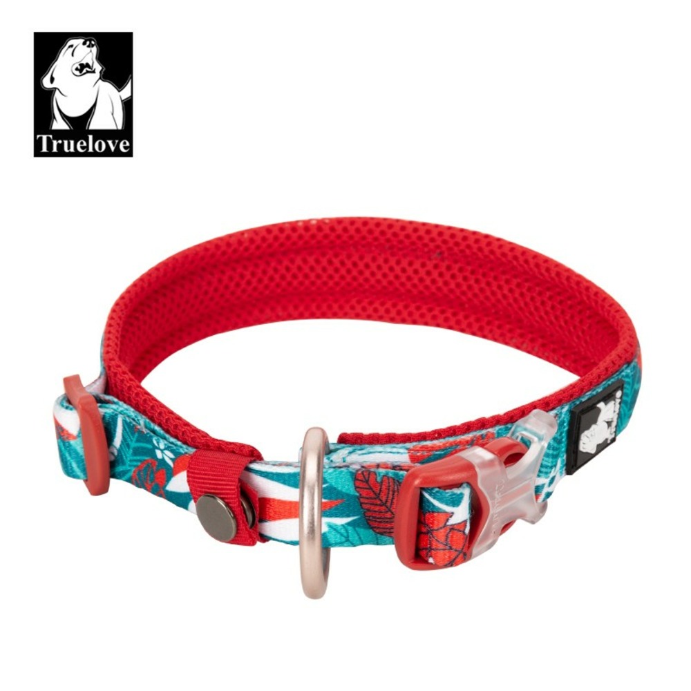 Collier chien flex plus spécial edition camouflage - XL : 50 - 55 cm - Bleu et rouge