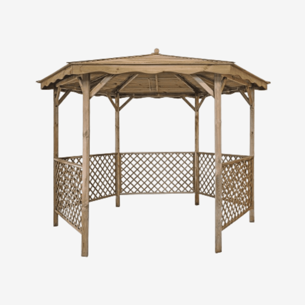 Kiosque de jardin en bois 3,2m²
