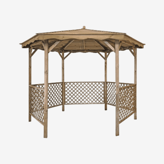 Kiosque de jardin en bois 3,2m²