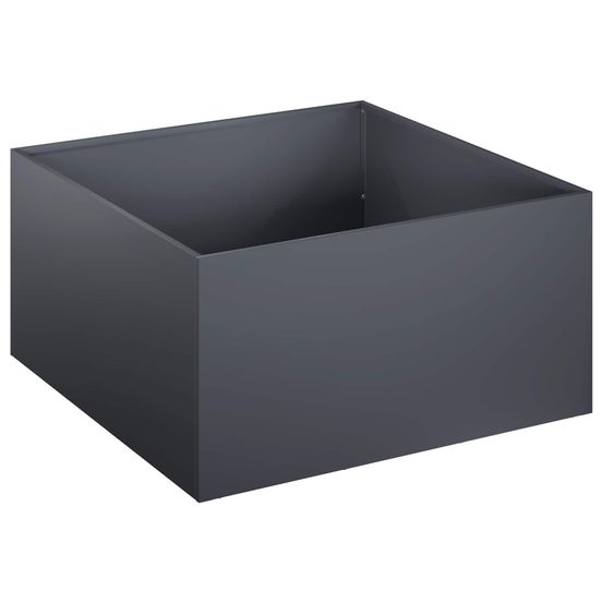 Cache-pot de jardin anthracite 40 x 40 x 30 cm