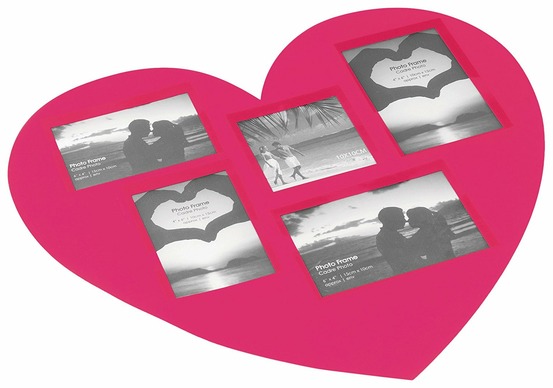 Set de table colllection cadre photos coeur