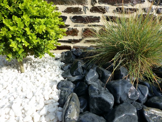 Gravier blanc brillant 8-12 pack de 15 m² - 30 sacs - 600 kg