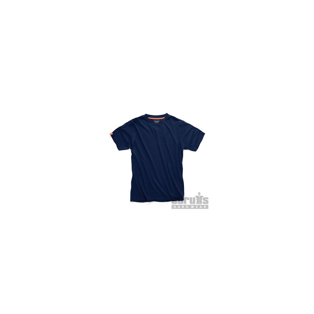 Scruffs - t-shirt bleu marine eco worker - taille xxxl