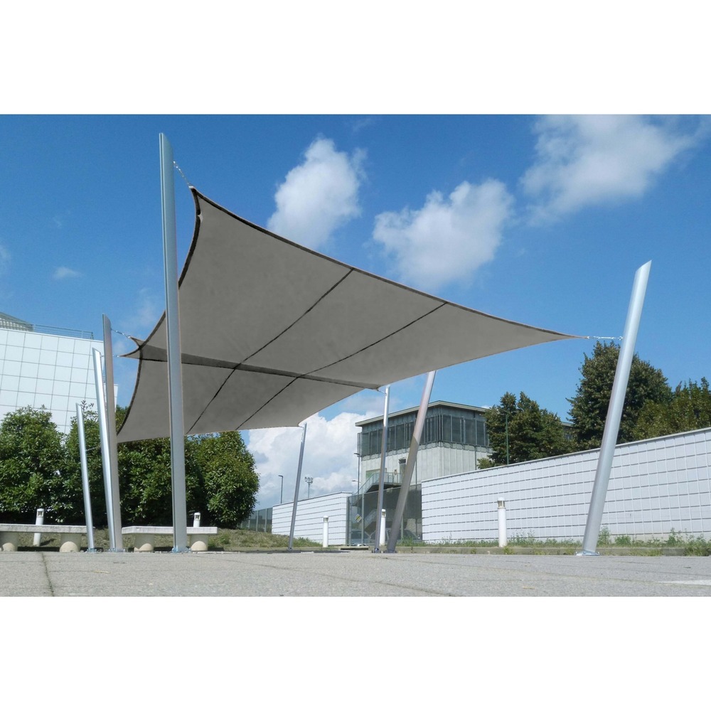 Voile d'ombrage ajourées rectangulaire 5x6 cloud, easyshade