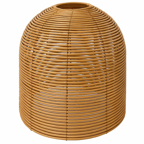 Abat jour poly rotin seul hang boheme h31cm