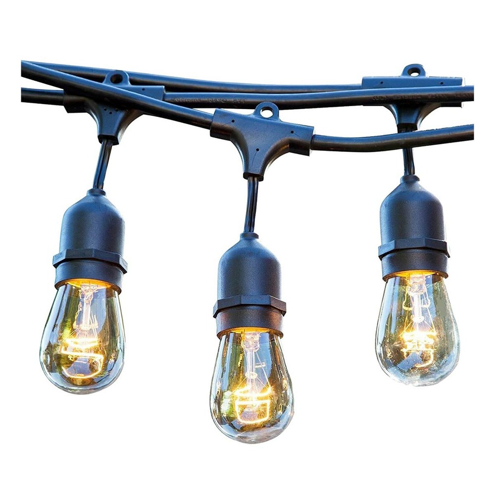 Guirlande lumineuse mafy noir caoutchouc 6m