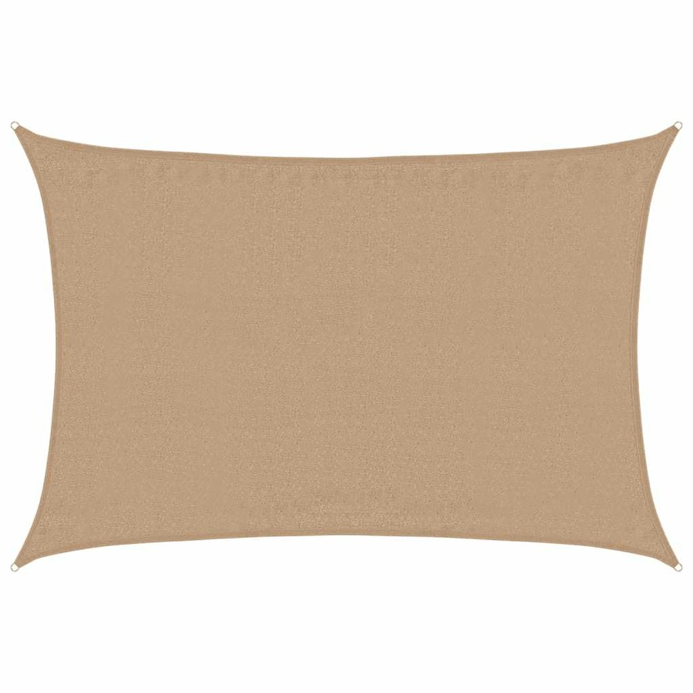Voile d'ombrage 160 g/m² taupe 4x5 m pehd