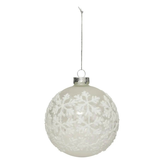 Boule de noël en verre