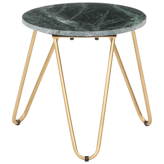 vidaXL Table basse Vert 40x40x40 cm Pierre