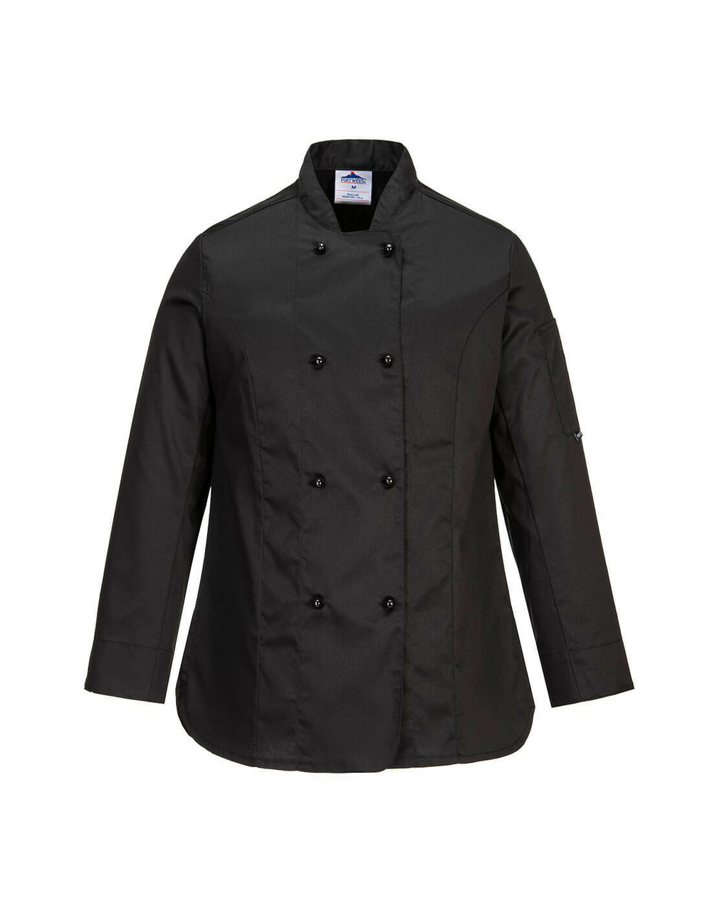 Veste de cuisine femme rachel couleur : noir taille m - portwest