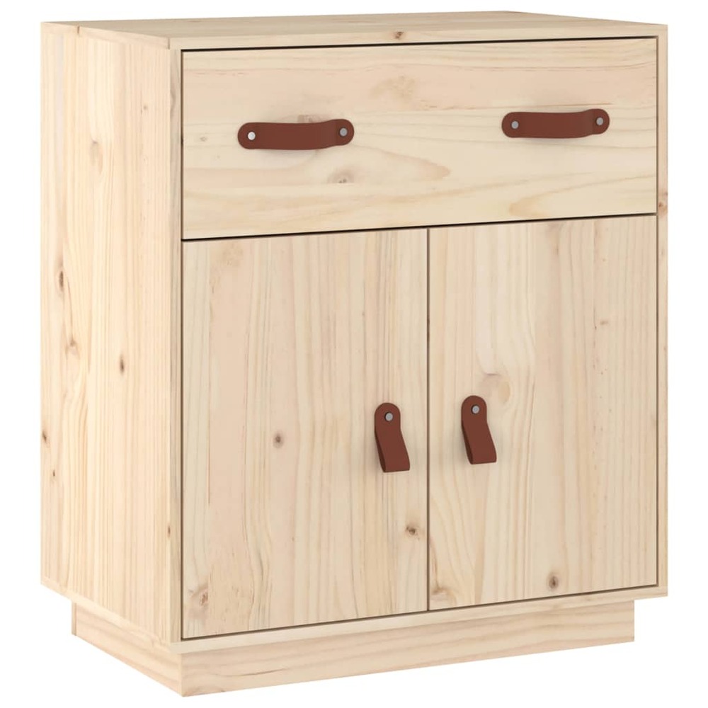 Buffet bahut commode armoire meuble de rangement organisateur cuisine salle de séjour salon 65,5 x 40 x 75 cm bois massif de