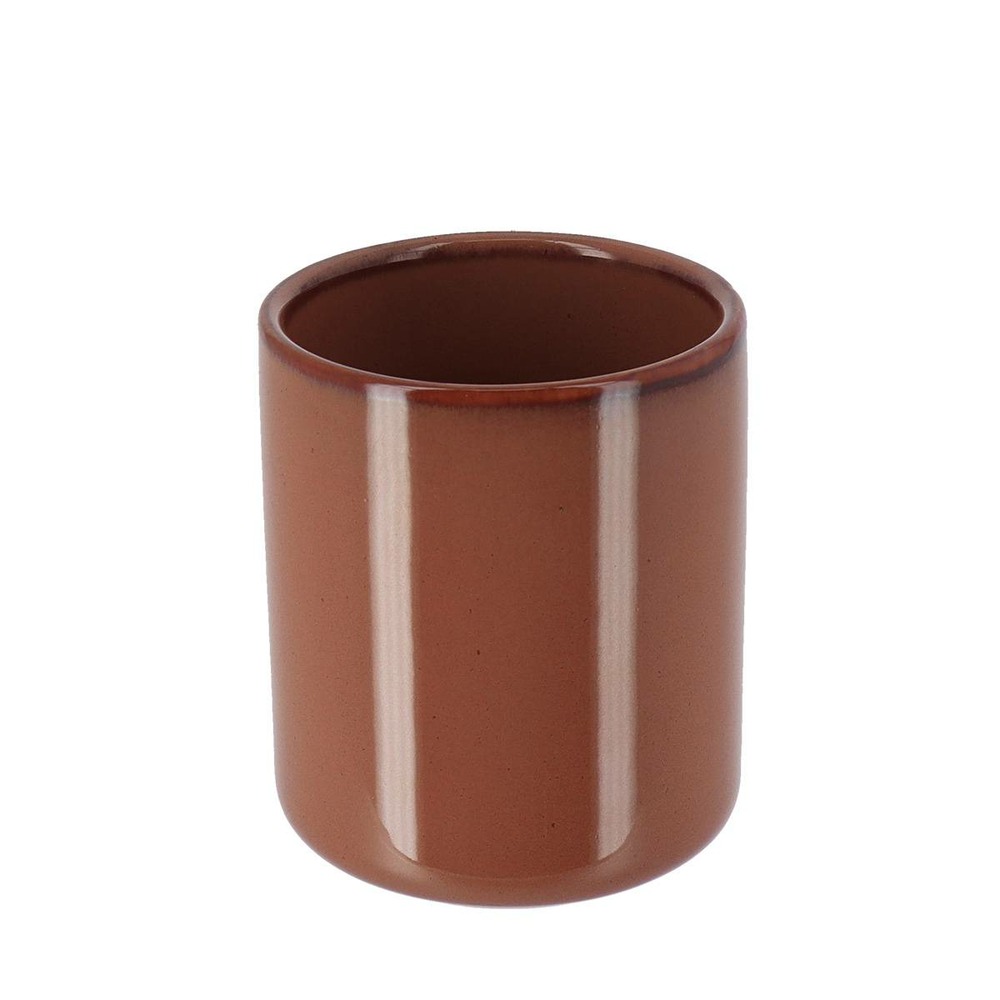 Gobelet gres laque - ambre