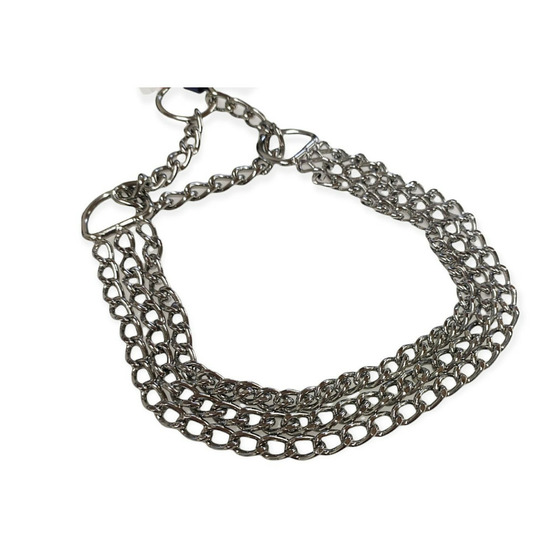 Collier d'arrêt, l-xl 55 cm/2.5 mm 3 rang, pour chien