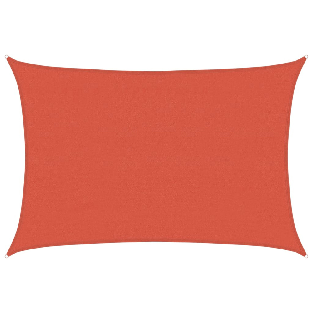 Voile d'ombrage 160 g/m² terre cuite 4x6 m pehd