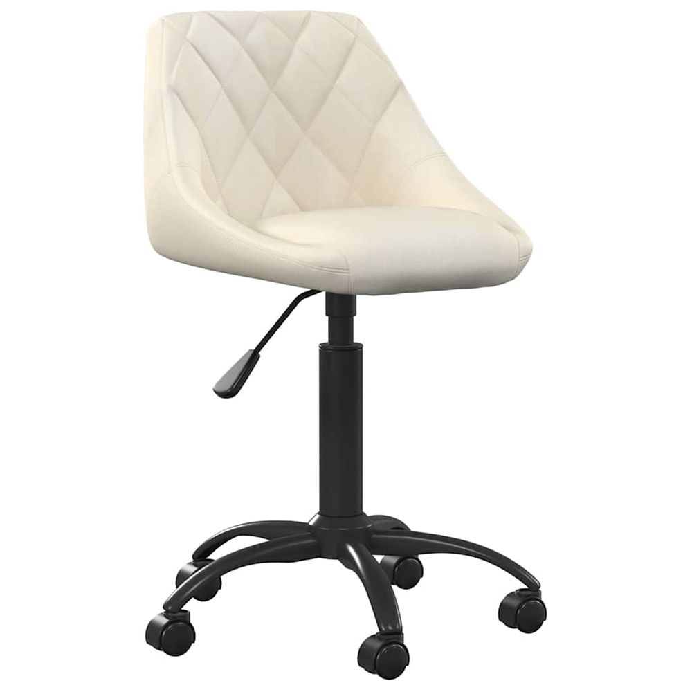 Chaise à manger crème velours
