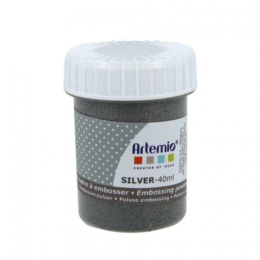 Poudre à embosser 40 ml - argenté