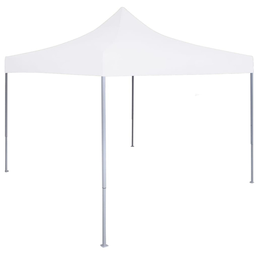 Tente de réception pliable professionnelle 3x3 m acier blanc