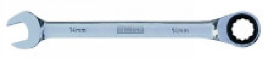 Clé mixte à cliquet 17 mm