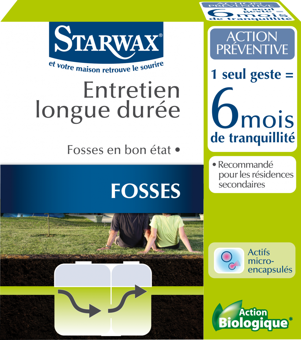 Traitement activateur biologique micro capsules starwax 0.5 kg
