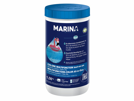 Chlore multifonction galets pour piscine jusqu'à 15 m³ 1,08 kg