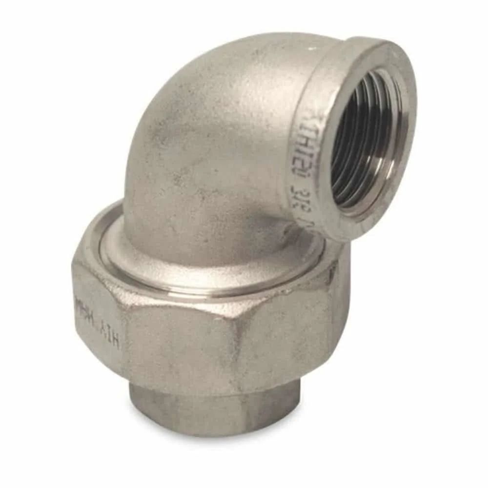Raccord fileté en acier inoxydable coude 90° 1 1/4' ig type conique