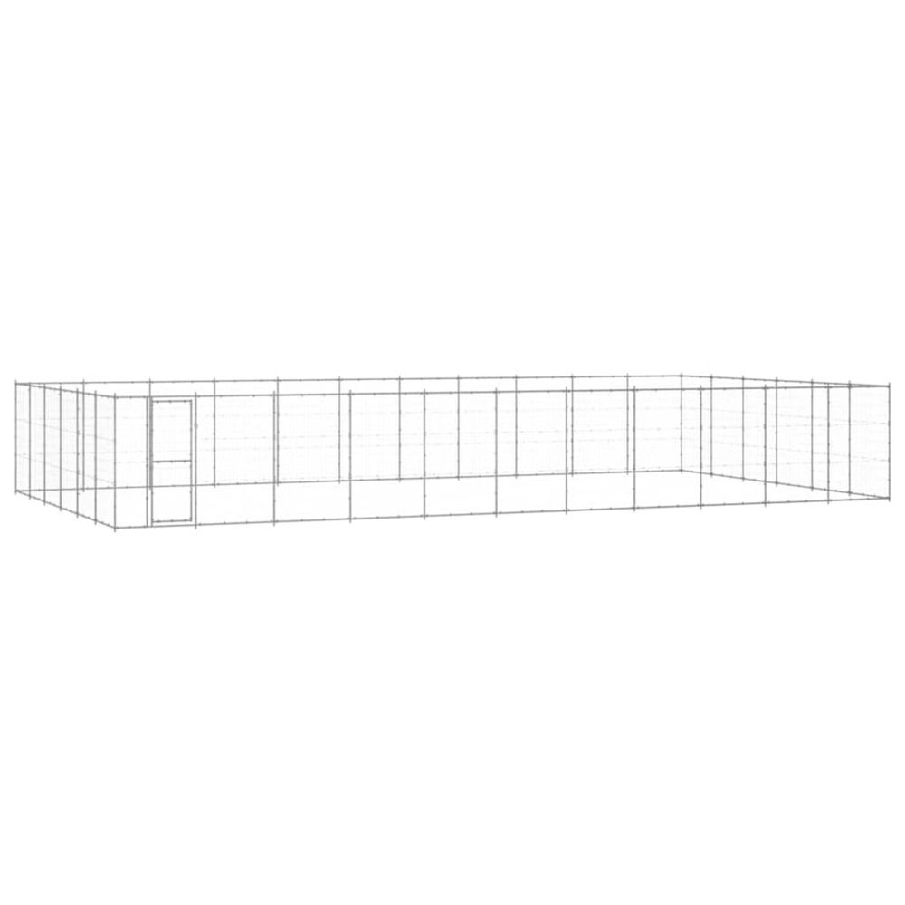 Chenil extérieur acier galvanisé 79,86 m²