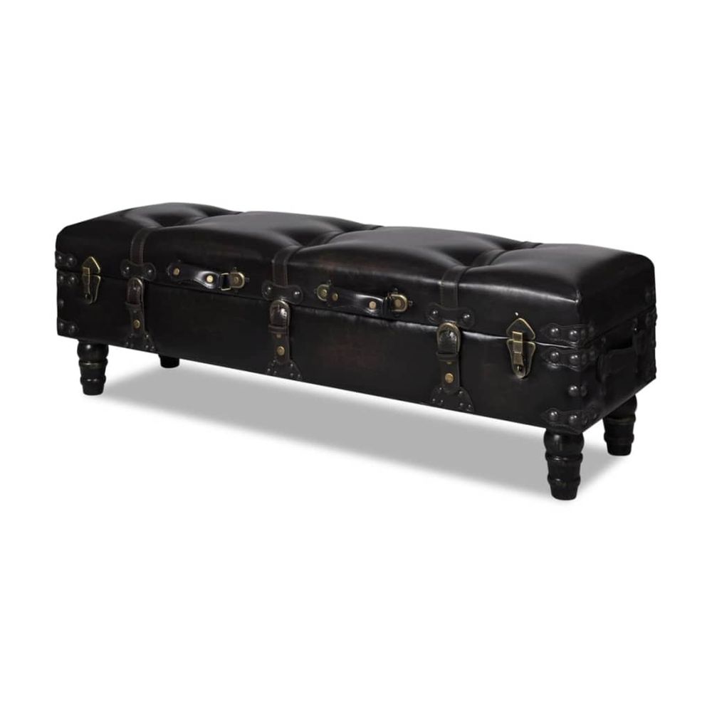 Long banc banquette coffre de rangement