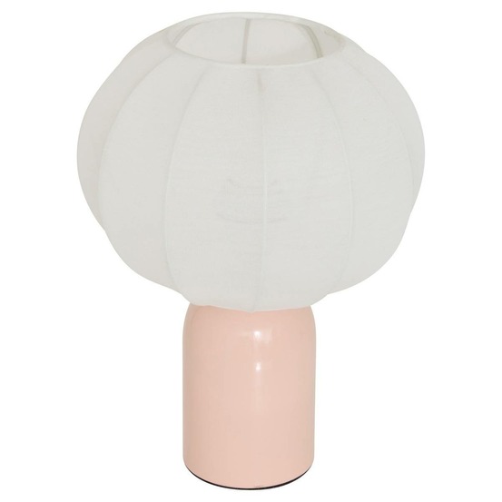 Lampe tobie h33cm rose