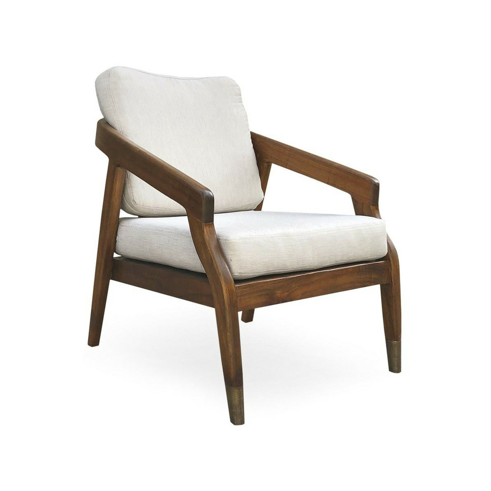 Fauteuil bois marron - izenia décoration d'autrefois