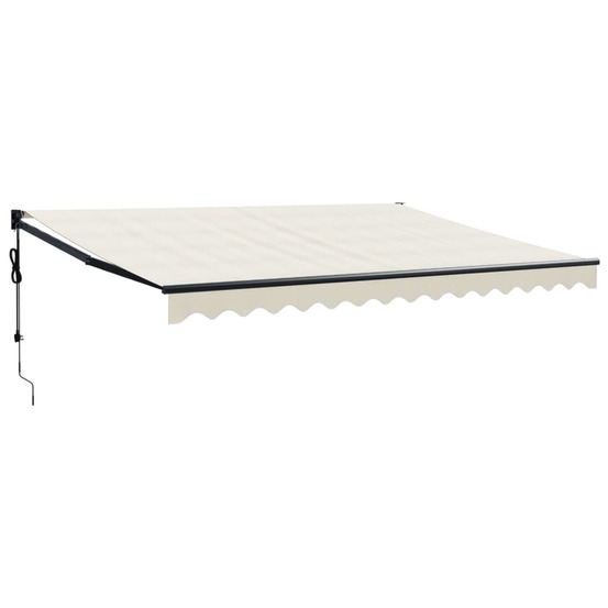 Auvent rétractable automatique crème 4,5x3 m