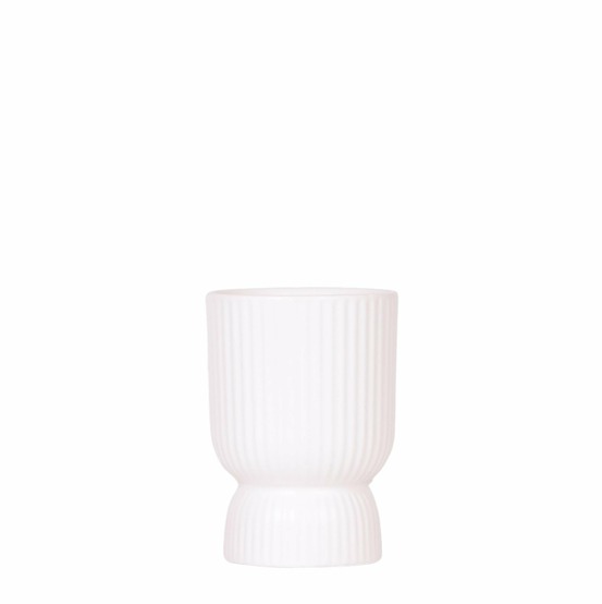 Pot diabolo blanc décoratif