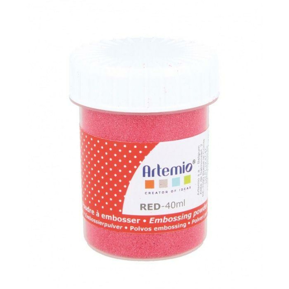 Poudre à embosser 40 ml - rouge