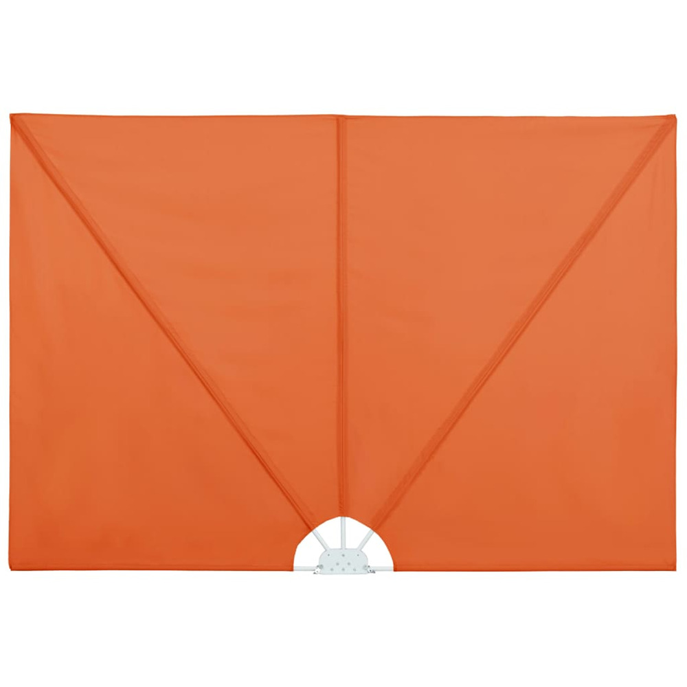 Auvent latéral pliable de terrasse terre cuite 400 x 200 cm