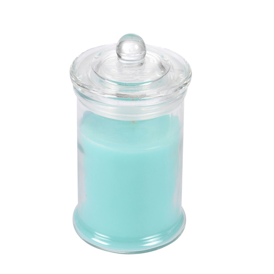 Bougie bocal en verre embrun