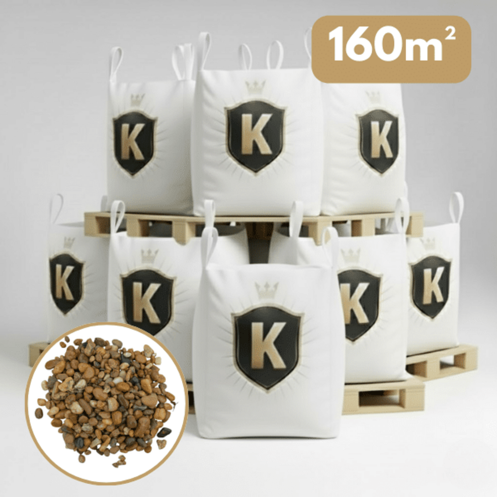 Galet jaune 10/16 mm – pack 8 big bag +/- 1,5t – 160 m²